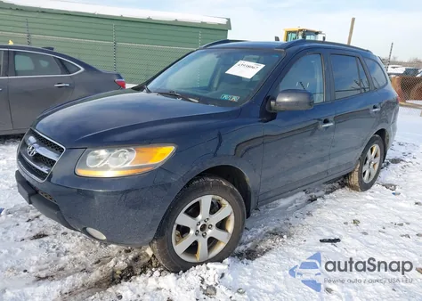2008 Hyundai Santa Fe Limited/Se z USA, uszkodzony, nr VIN 5NMSH73E78H151401